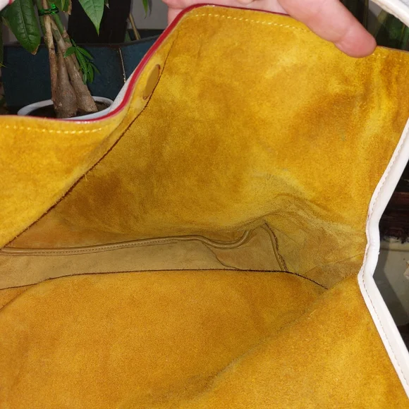 🤍Coach 1941 Bandit 39 Chalk Hobo With Paraire Flower Saddle Print Inner Bag - Picture 12 of 15